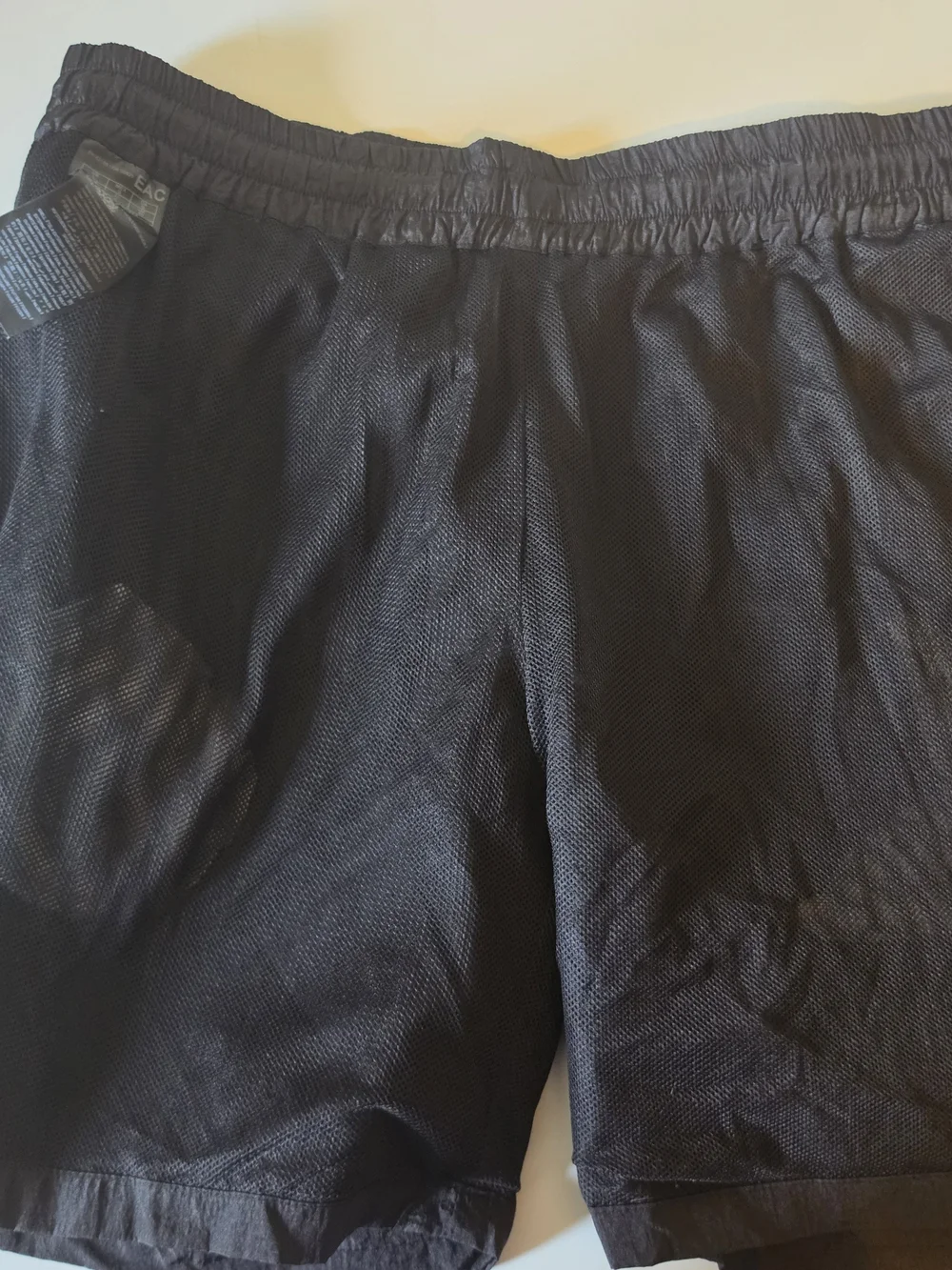 GUESS Black Men’s Swim Shorts with Multicolor Logo